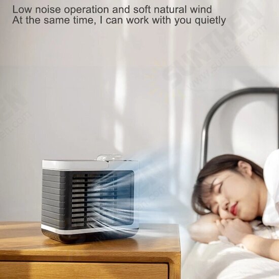 USB Charging Negative Ion Air Conditioning Fan Desktop Air Cooler Small Mini Water Cooling Fan USB Charging Negative Ion Air Conditioning Fan Desktop Air Cooler Small Mini Water Cooling Fan