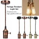 Vintage Ceiling Rose Braided Pendant Fabric Flex Lamp Holder Fitting Light Kit Vintage Ceiling Rose Braided Pendant Fabric Flex Lamp Holder Fitting Light Kit