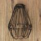 Vintage Pendant Trouble Light Bulb Guard Cage Ceiling Hanging Lampshade Fixture For Indoor Lighting