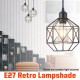 Vintage Style Retro Industrial Pendant Lamp E27 Light Loft Hanging Ceiling Lamp Restaurant Bar Counter Attic Bookstore Lamp