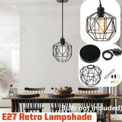 Vintage Style Retro Industrial Pendant Lamp E27 Light Loft Hanging Ceiling Lamp Restaurant Bar Counter Attic Bookstore Lamp Vintage Style Retro Industrial Pendant Lamp E27 Light Loft Hanging Ceiling Lamp Restaurant Bar Counter Attic Bookstore Lamp