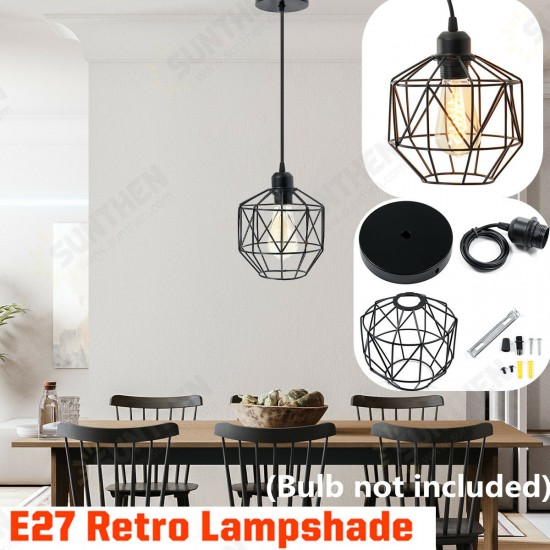 Vintage Style Retro Industrial Pendant Lamp E27 Light Loft Hanging Ceiling Lamp Restaurant Bar Counter Attic Bookstore Lamp