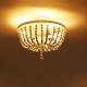 Wooden Bead Chandelier Lighting Fixture Retro Wood Ceiling Pendant Light White Without Bulbs Wooden Bead Chandelier Lighting Fixture Retro Wood Ceiling Pendant Light White Without Bulbs