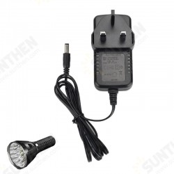 MS18/R90TS/R90C/DX80/MS12 Flashlight Charger Universal UK/US/EU Plug Charger MS18/R90TS/R90C/DX80/MS12 Flashlight Charger Universal UK/US/EU Plug Charger