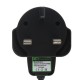 Universal 3.5mm UK Plug AC Charger For Home Tool Toys LED Flashlight 55cm