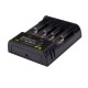 D4 Four Slot USB Rechargeable Lithium Battery Charger Multi-functional Intelligent Charger for 18650/26650/21700/AAA Battery