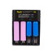 D4 Four Slot USB Rechargeable Lithium Battery Charger Multi-functional Intelligent Charger for 18650/26650/21700/AAA Battery