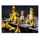 32PCS Medieval Chess Set With High Quality Chessboard Gold Silver Chess Pieces Magnetic Board Game Chess Figure Sets