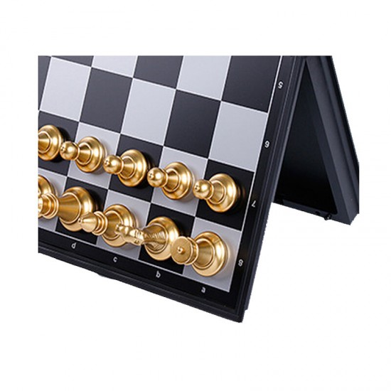 32PCS Medieval Chess Set With High Quality Chessboard Gold Silver Chess Pieces Magnetic Board Game Chess Figure Sets