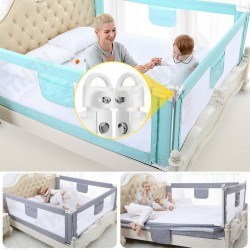 Adjustable Kids Infant Bed Guard Rail Toddler Baby Safety Barrier Protect 1.8M Adjustable Kids Infant Bed Guard Rail Toddler Baby Safety Barrier Protect 1.8M