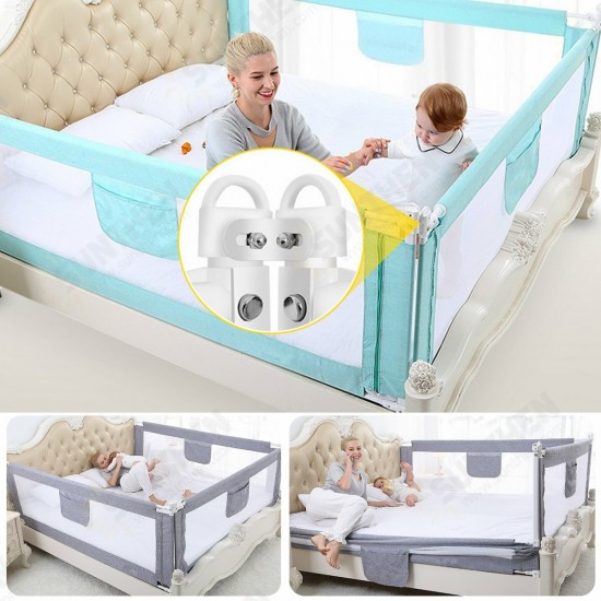 Adjustable Kids Infant Bed Guard Rail Toddler Baby Safety Barrier Protect 1.8M