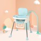 Baby Dining Chair Multifunctional Portable Foldable Safe Children Feeding Chair