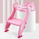 Baby Toddler Toilet Trainer Potty with Adjustable Ladder Safety Seat Chair Step