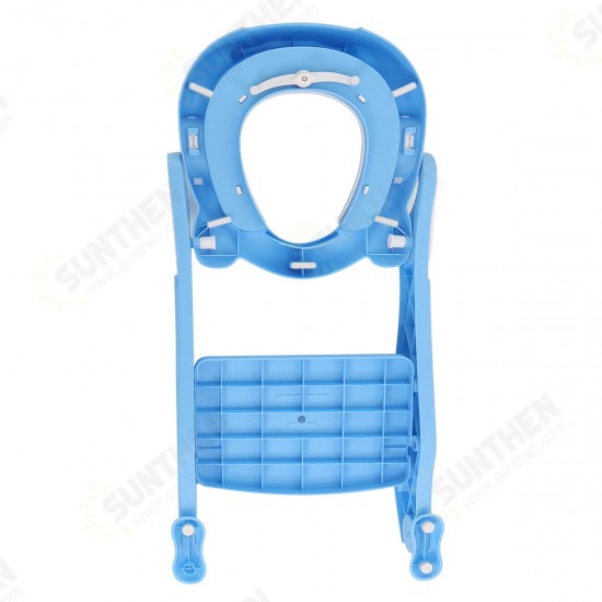 Baby Toddler Toilet Trainer Potty with Adjustable Ladder Safety Seat Chair Step