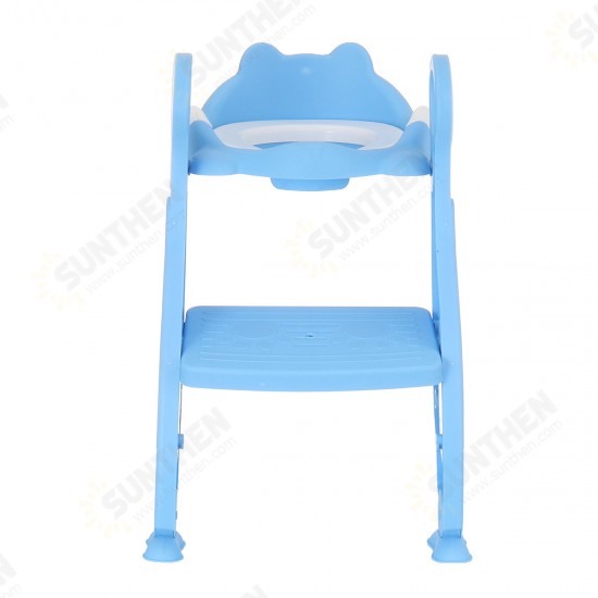 Baby Toddler Toilet Trainer Potty with Adjustable Ladder Safety Seat Chair Step