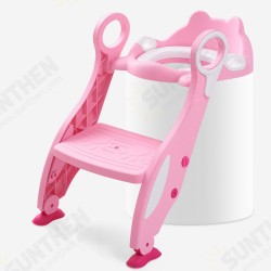 Foldable Kids Potty Trainer Child Baby Toilet Training Seat W/ Step Ladder Stool Foldable Kids Potty Trainer Child Baby Toilet Training Seat W/ Step Ladder Stool