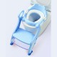 Foldable Kids Potty Trainer Child Baby Toilet Training Seat W/ Step Ladder Stool