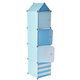 Children Wardrobe Contracted Storage Cabinet Contemporary Plastic Assembly Baby Closet