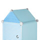 Children Wardrobe Contracted Storage Cabinet Contemporary Plastic Assembly Baby Closet