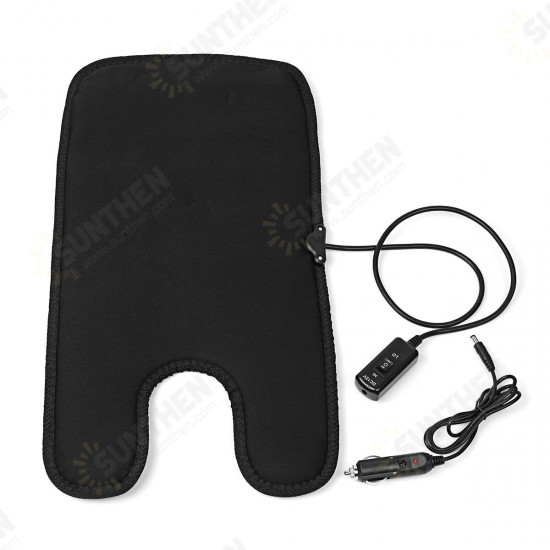 12V 50x27cm Winter Car Baby Auto Seat Electrical Heating Cover Seat Heater Pad with Lighter and Switch