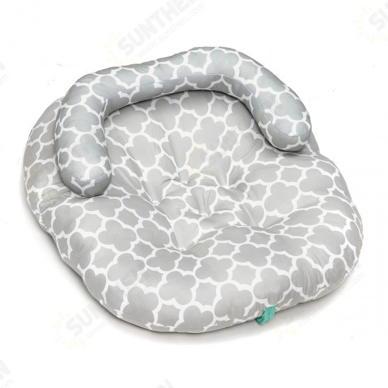 Baby Sleeping Pillow Infant Anti-roll Cushion Adjustable Baby Side Sleep Mat for 0-1 Year Old