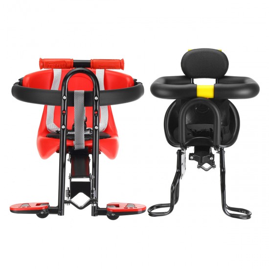 Folding Child Bicycle Safety Seat Mountain Road Bike Front Chair Saddle Kids Soft Cushion