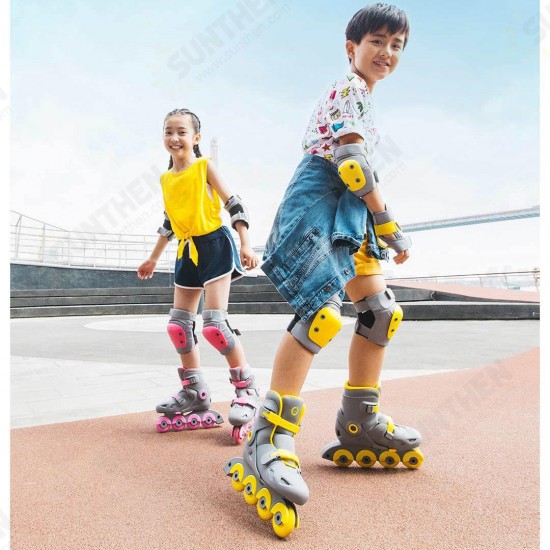 Kids Intellectual Smart Roller Skate Adjustable Speed Record Children Inline Skates Shoes