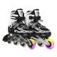 Light-up Inline Skates for Adults Kids, Beginner Roller Skates 4-Gear Adjustable Roller Blading Breathable Skate Shoes with Illuminating Wheels