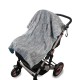 4-IN-1 Thickened Multi-Use Stroller Cart Seat Cover Breastfeeding Nursing Scarf Snug Warm Breathable Windproof Baby Push Cart Cover
