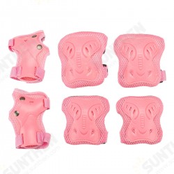 6PCS/ Set Adult Children Knee/Elbow/Wrist Pads Protective Gears for Skateboard Bicycle Ice Inline Roller Skate Protector Kids Scooter 6PCS/ Set Adult Children Knee/Elbow/Wrist Pads Protective Gears for Skateboard Bicycle Ice Inline Roller Skate Protector Kids Scooter