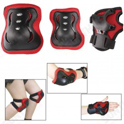 6Pcs Kids Knee Elbow Pads Children Wrist Guards Skateboard Protective Gear 6Pcs Kids Knee Elbow Pads Children Wrist Guards Skateboard Protective Gear