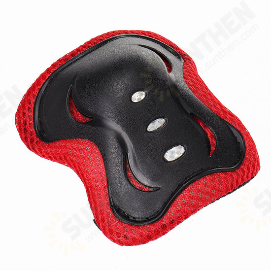 6Pcs/Set Children Skating Bike Protective Gear Sets Knee Elbow Pads Bicycle Skateboard Ice Skating Roller Wrist Knee Protector