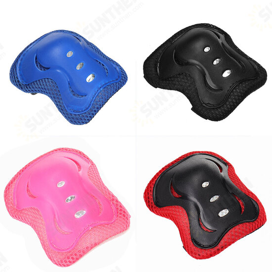 6Pcs/Set Children Skating Bike Protective Gear Sets Knee Elbow Pads Bicycle Skateboard Ice Skating Roller Wrist Knee Protector