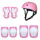 7Pcs/Set Kids Sport Protetive Kit Children Bicycle Helmet + Knee Wrist Guard + Elbow Pad Set For Roller Skating Mountain Road Bike Cycling