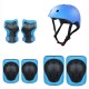 7Pcs/Set Kids Sport Protetive Kit Children Bicycle Helmet + Knee Wrist Guard + Elbow Pad Set For Roller Skating Mountain Road Bike Cycling