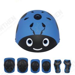 7Pcs/Set Children Sport Protective Gear Set Kids Cycling Roller Skateboard Helmet+Knee Elbow Pads+Wrist Protector for Riding Skating Scooting Cycling 7Pcs/Set Children Sport Protective Gear Set Kids Cycling Roller Skateboard Helmet+Knee Elbow Pads+Wrist Protector for Riding Skating Scooting Cycling