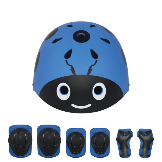 7Pcs/Set Children Sport Protective Gear Set Kids Cycling Roller Skateboard Helmet+Knee Elbow Pads+Wrist Protector for Riding Skating Scooting Cycling