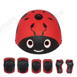 7Pcs/Set Children Sport Protective Gear Set Kids Cycling Roller Skateboard Helmet+Knee Elbow Pads+Wrist Protector for Riding Skating Scooting Cycling 7Pcs/Set Children Sport Protective Gear Set Kids Cycling Roller Skateboard Helmet+Knee Elbow Pads+Wrist Protector for Riding Skating Scooting Cycling