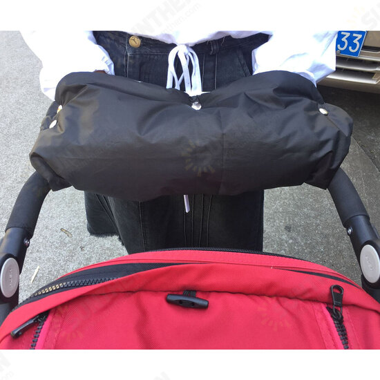 Baby Stroller Waterproof Anti-freeze Gloves Winter Pushchair Warmer Hand Cover Outdoor Hiking Travel