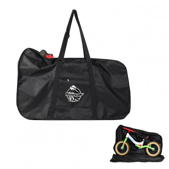 100L Large Capacity Storage Bag for 12 Inch Balance Bike Carry Bag Children Kids Training Running Bike Transport Bag Bicycle Cover