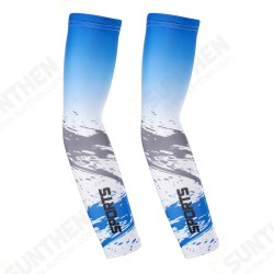 1PCS Ice Silk Cooling Arm Sleeves Cover Basketball Cycling Outdoor Sport UV Sun Protection Arm Sleeve 1PCS Ice Silk Cooling Arm Sleeves Cover Basketball Cycling Outdoor Sport UV Sun Protection Arm Sleeve