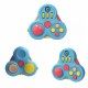 Decompression Toys Rotating Magic Bean Cube Fidget Toy Triangle Small Beads Educational Toy Creative Children's Puzzle Stress Relief Toy Gift