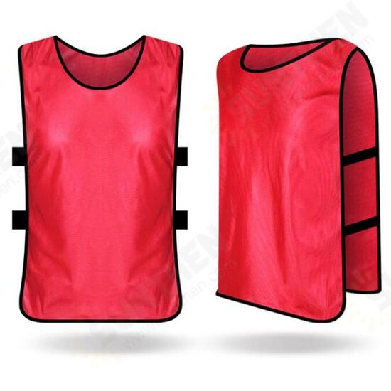 Team Training Scrimmage Soccer Football Pinnie Jersey Sport Vest Adult Child