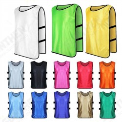 Team Training Scrimmage Soccer Football Pinnie Jersey Sport Vest Adult Child Team Training Scrimmage Soccer Football Pinnie Jersey Sport Vest Adult Child