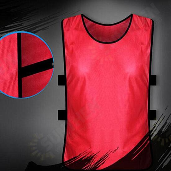 Team Training Scrimmage Soccer Football Pinnie Jersey Sport Vest Adult Child