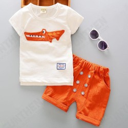 0-3 Years Old Boys Clothing Sets Cartoon T Shirts + Shorts Leisure Summer Toddler Kids Clothes 0-3 Years Old Boys Clothing Sets Cartoon T Shirts + Shorts Leisure Summer Toddler Kids Clothes