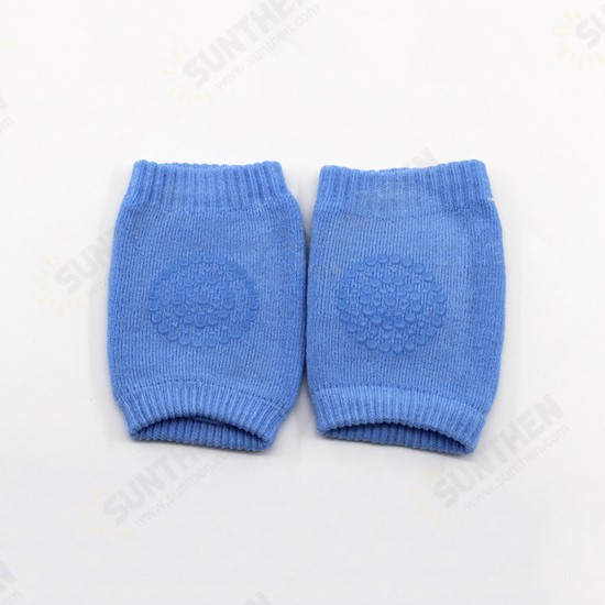 1 Pair Infant Toddler Baby Anti-slip Elastic Knee Pad Crawling Safety Protector Leg Cushion