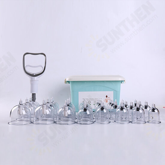 12/24/32pcs Medical Chinese Vacuum Cupping Body Massage Therapy Healthy Suction Cupping Massager 12/24/32pcs Medical Chinese Vacuum Cupping Body Massage Therapy Healthy Suction Cupping Massager