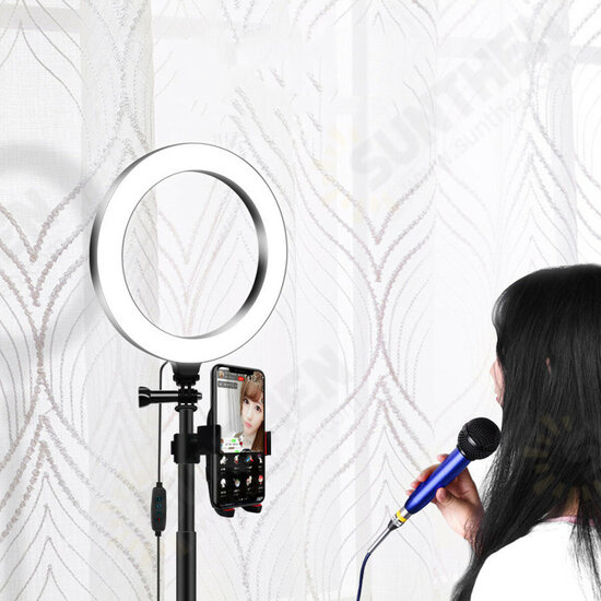LED Fill Ring Light Kit Dimmable 3200K-5500K with Phone Holder Tripod Remote Control for Photography Video Makeup LED Fill Ring Light Kit Dimmable 3200K-5500K with Phone Holder Tripod Remote Control for Photography Video Makeup