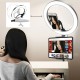 LED Fill Ring Light Kit Dimmable 3200K-5500K with Phone Holder Tripod Remote Control for Photography Video Makeup LED Fill Ring Light Kit Dimmable 3200K-5500K with Phone Holder Tripod Remote Control for Photography Video Makeup